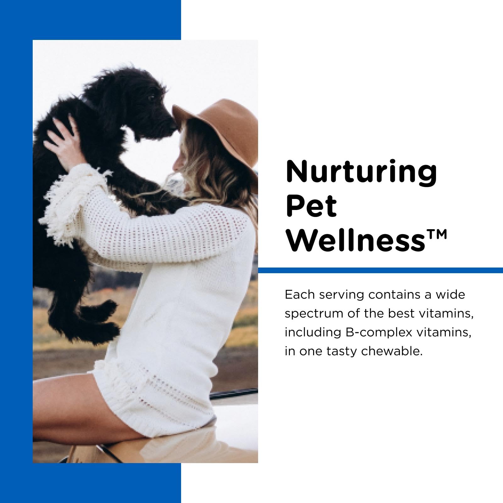 Nutri-Vet Puppy-Vite serving dish illustrating easy daily dosing convenience.