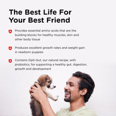 Veterinarian formulated Nutri-Vet milk replacer for balanced puppy nutrition