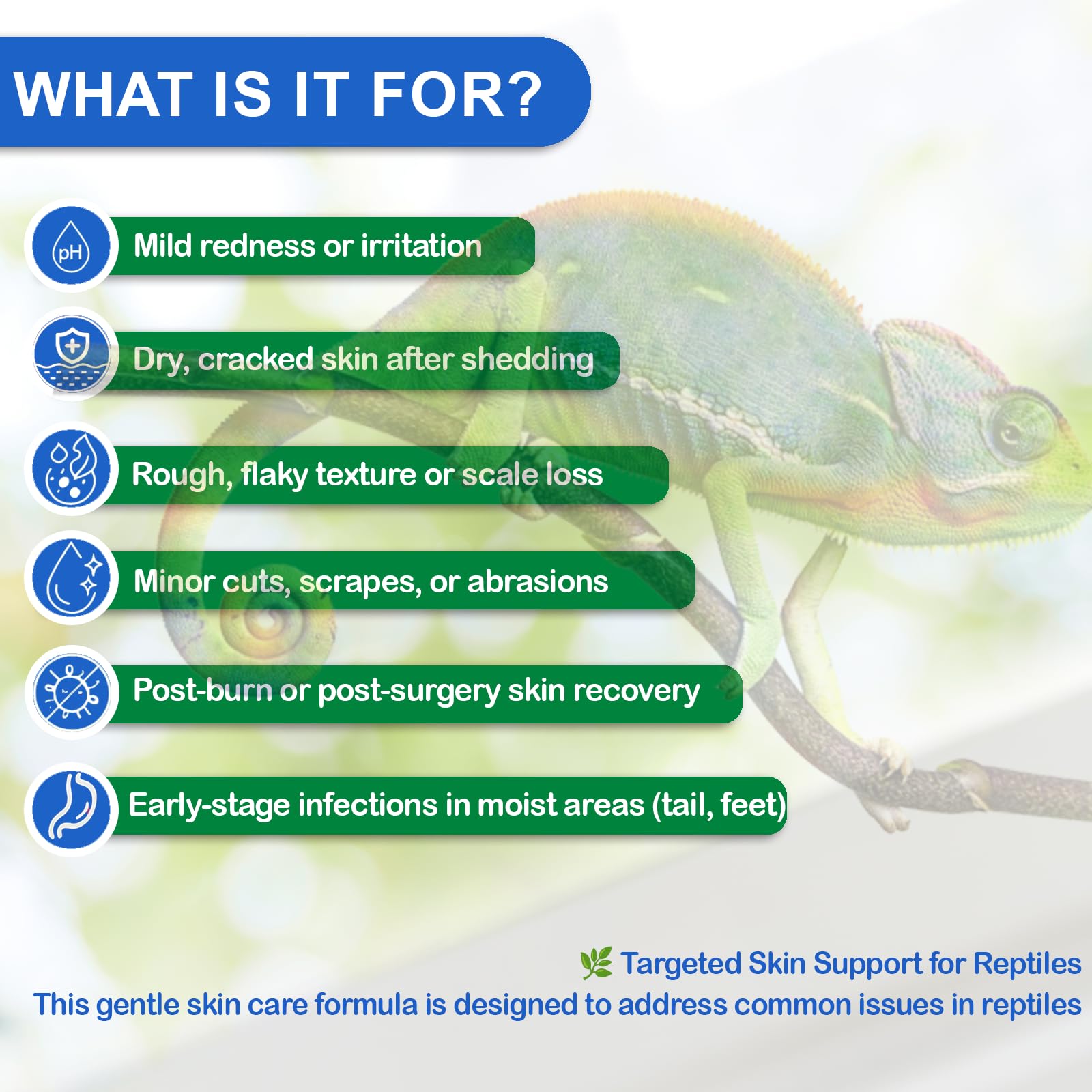 Nutriarise skin care application spray for targeted, comfortable reptile use.