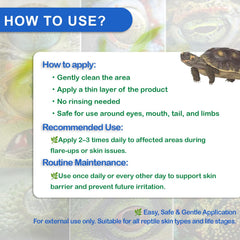 Nutriarise turtle shell rot care for gentle surface support.