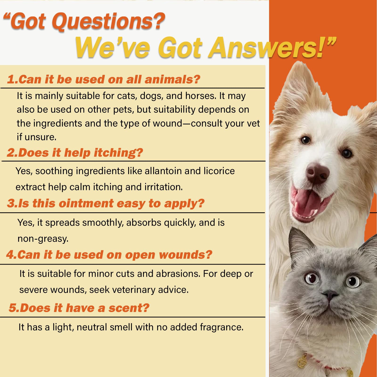 Nutriarise travel-ready wound care ointment for pets on the go.
