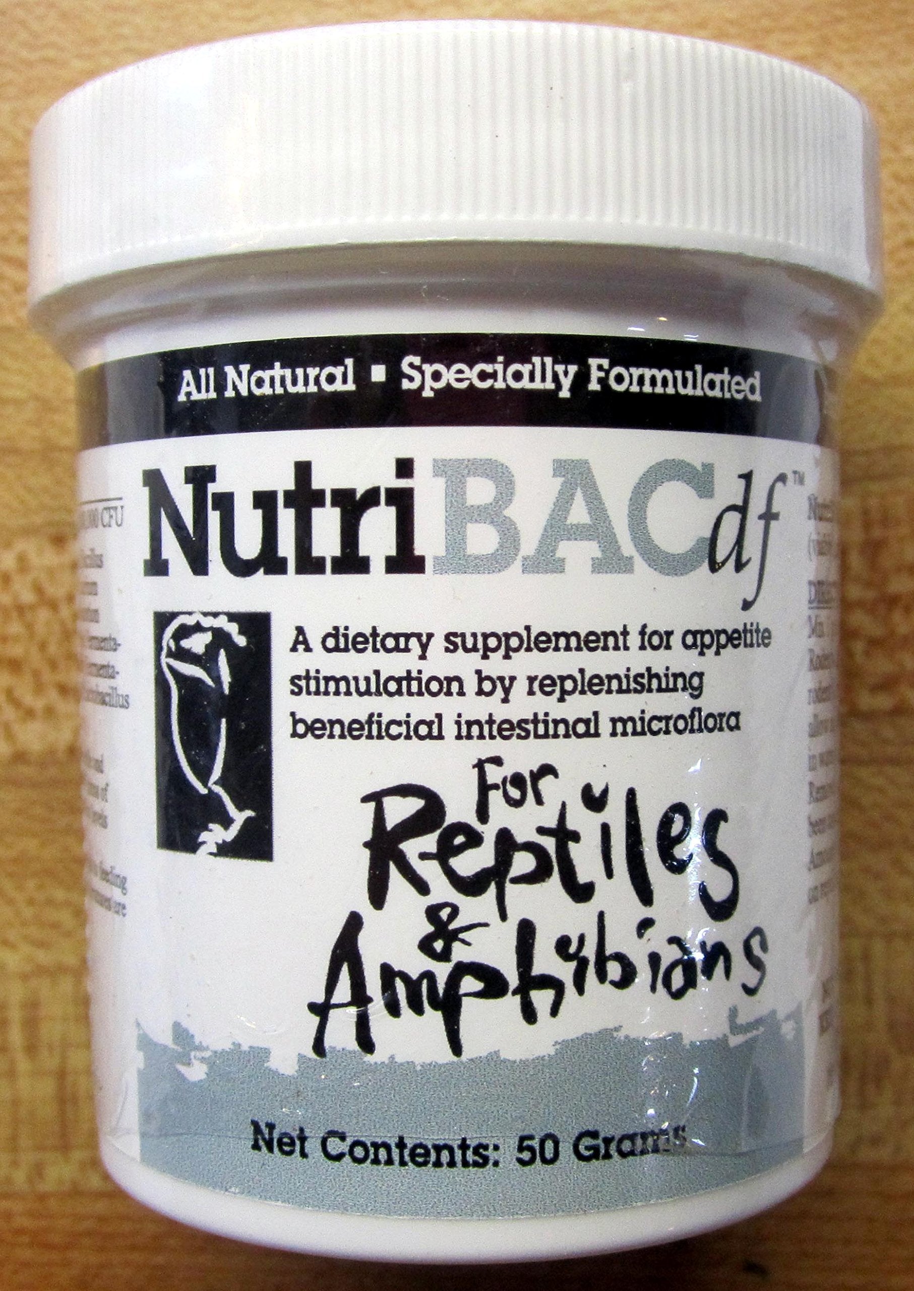 NutriBAC df bottle for reptiles and amphibians supports appetite and gut balance