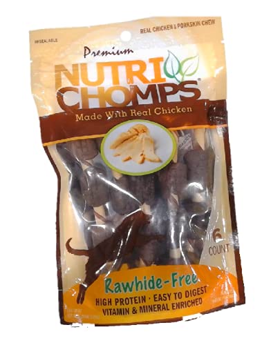 NutriChomps dog chews five-inch kabobs promote tasty chewing and dental support.