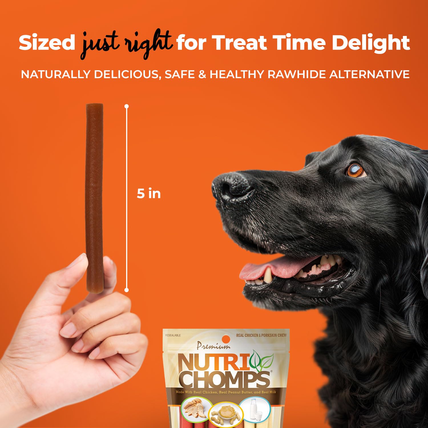 NutriChomps puppy-friendly 5-inch twists for small dogs