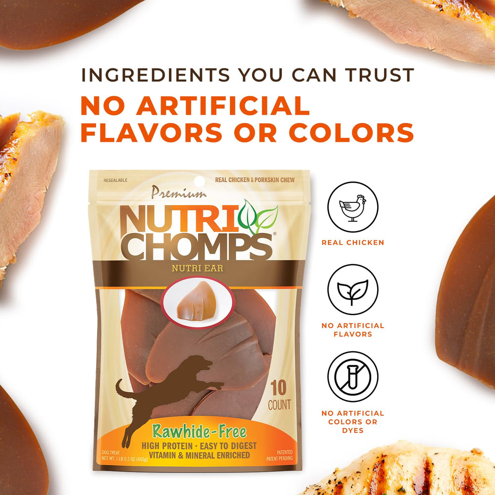 NutriChomps resealable bag keeps freshness between uses.