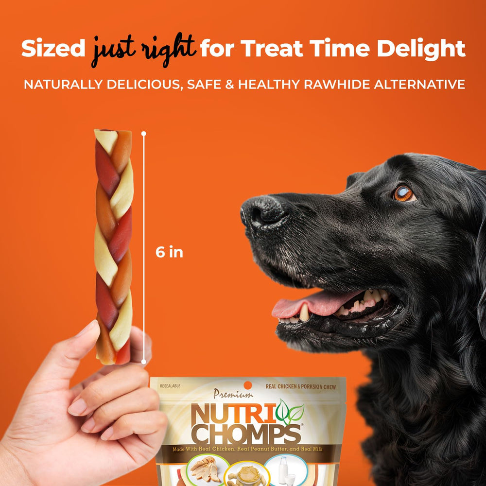 NutriChomps resealable bag preserving freshness of chews.