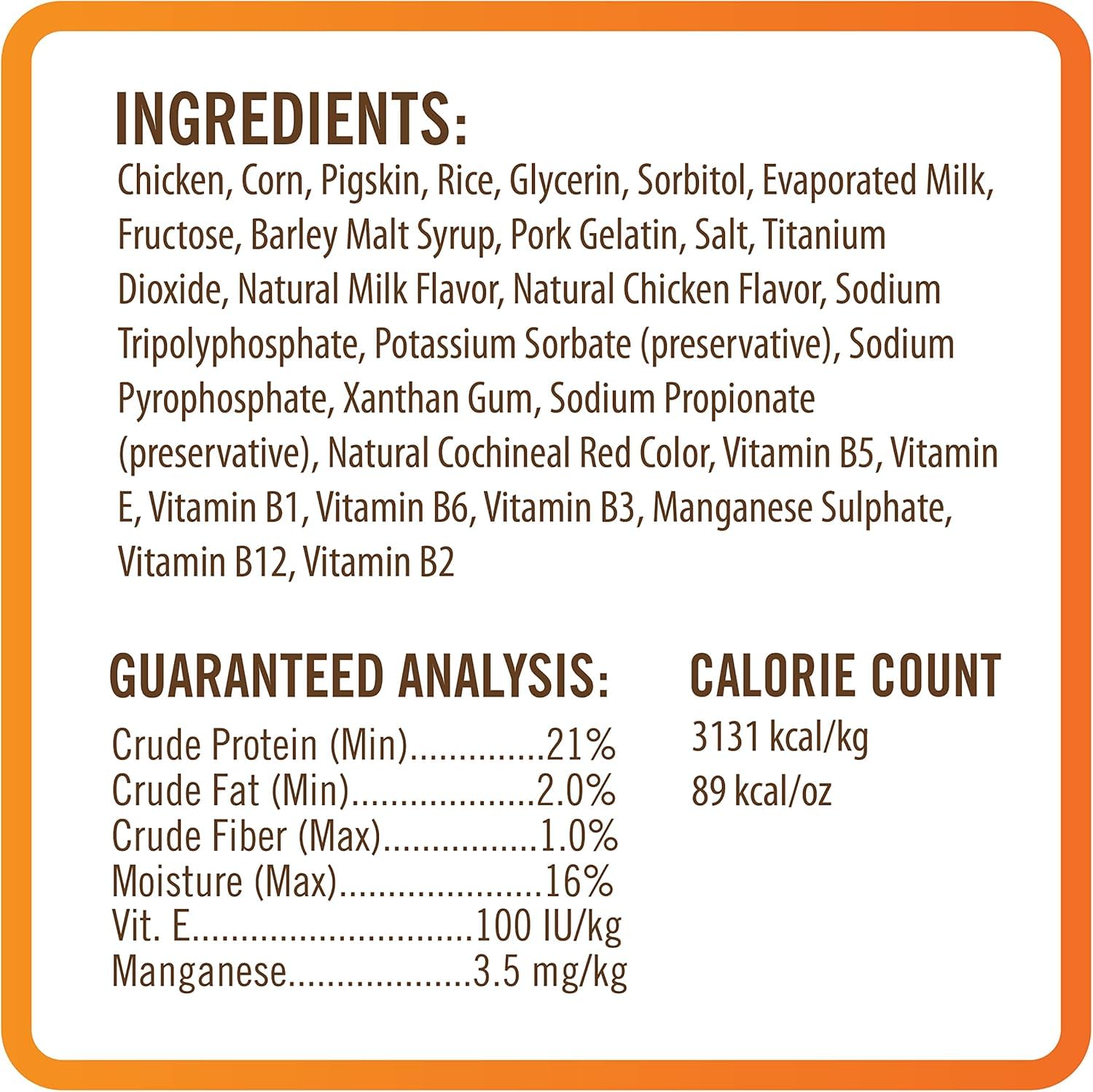 NutriChomps resealable packaging keeps chews fresh