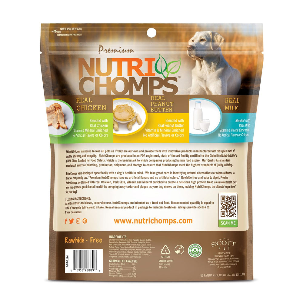 NutriChomps fortified with vitamins and minerals for dogs.