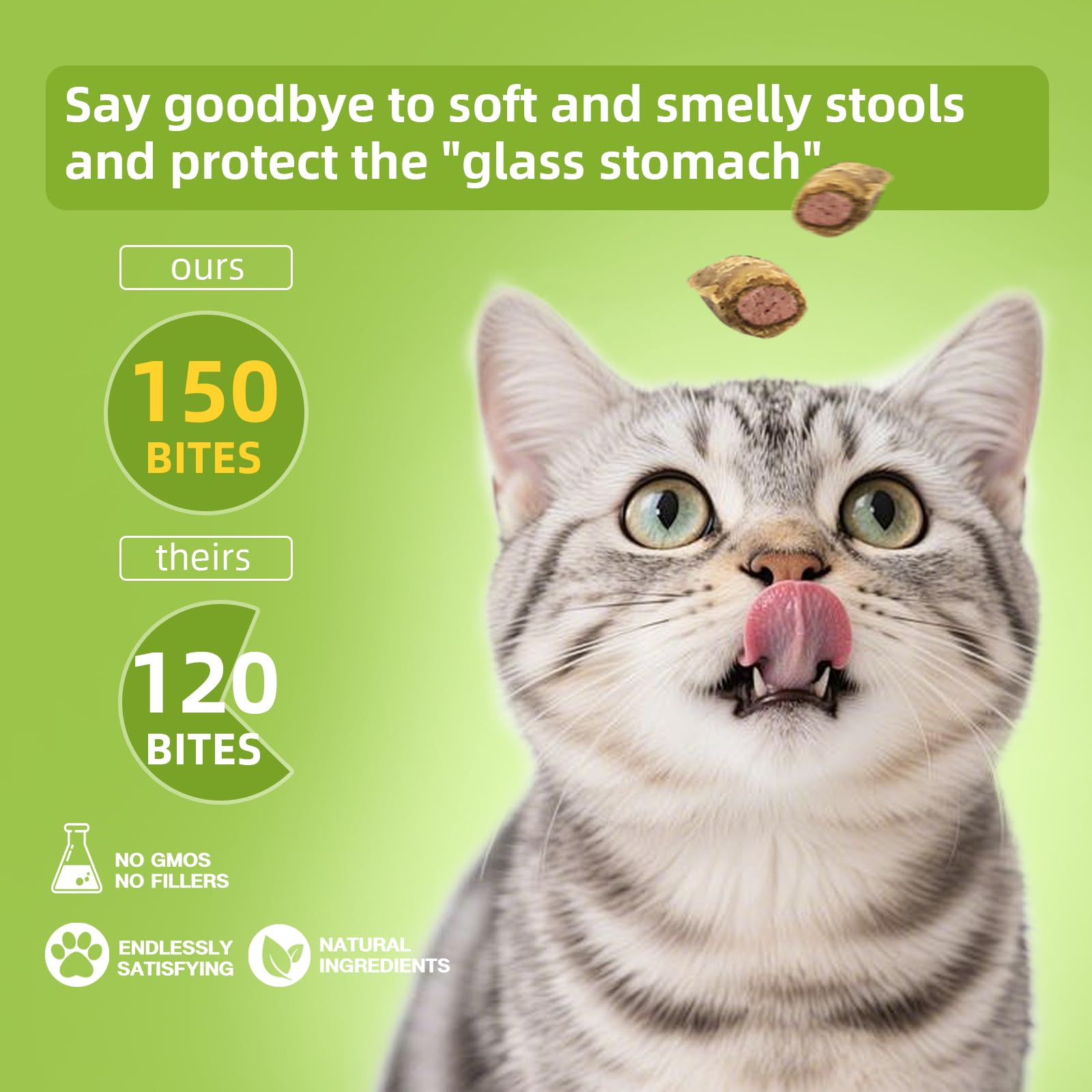 Nutridog Cat Probiotic all-life-stage rescue formula for kittens to seniors.