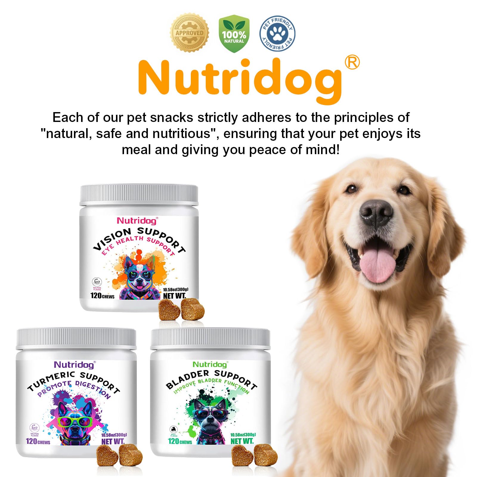 Nutridog dry eye relief for aging dogs image