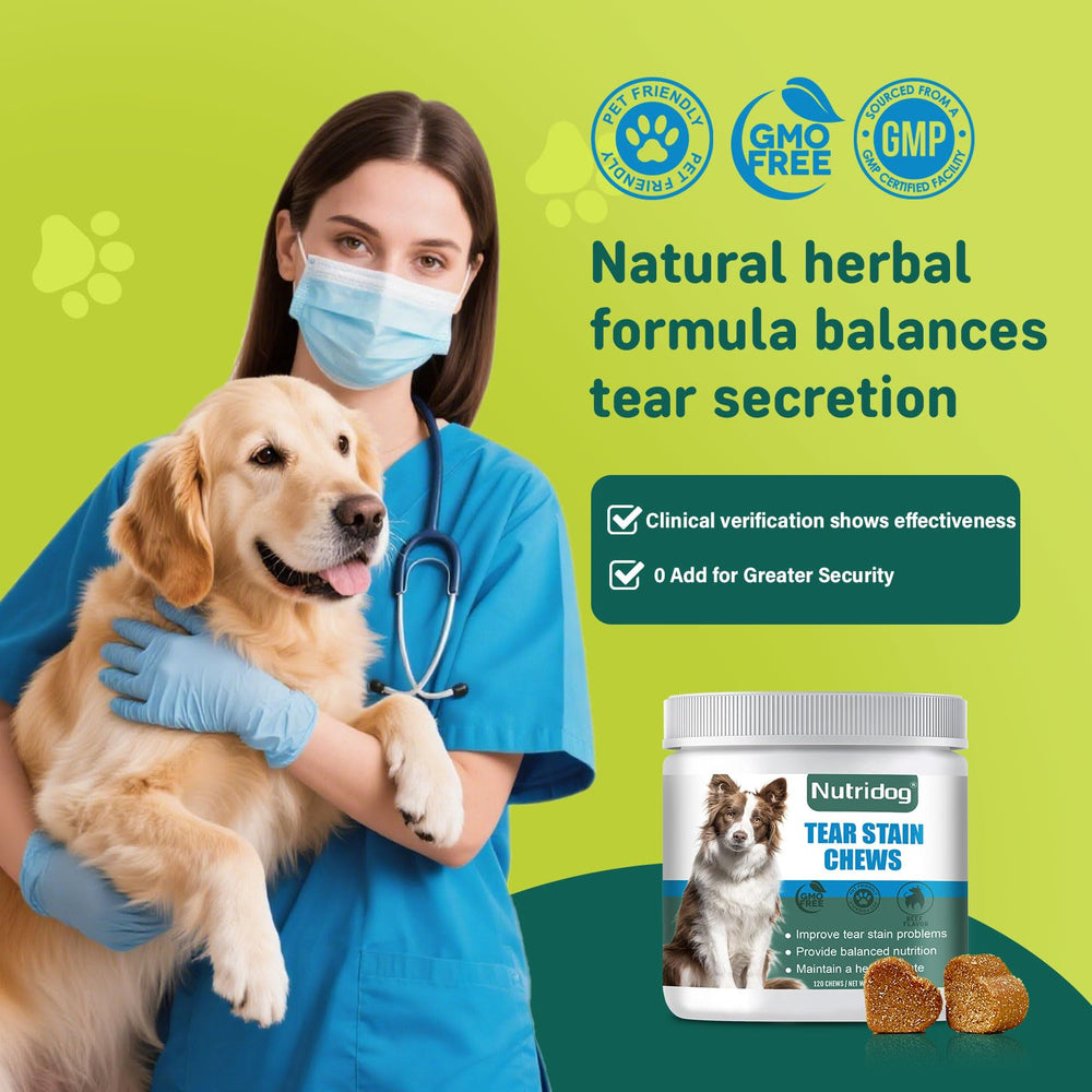 Nutridog packaging with label and product details.