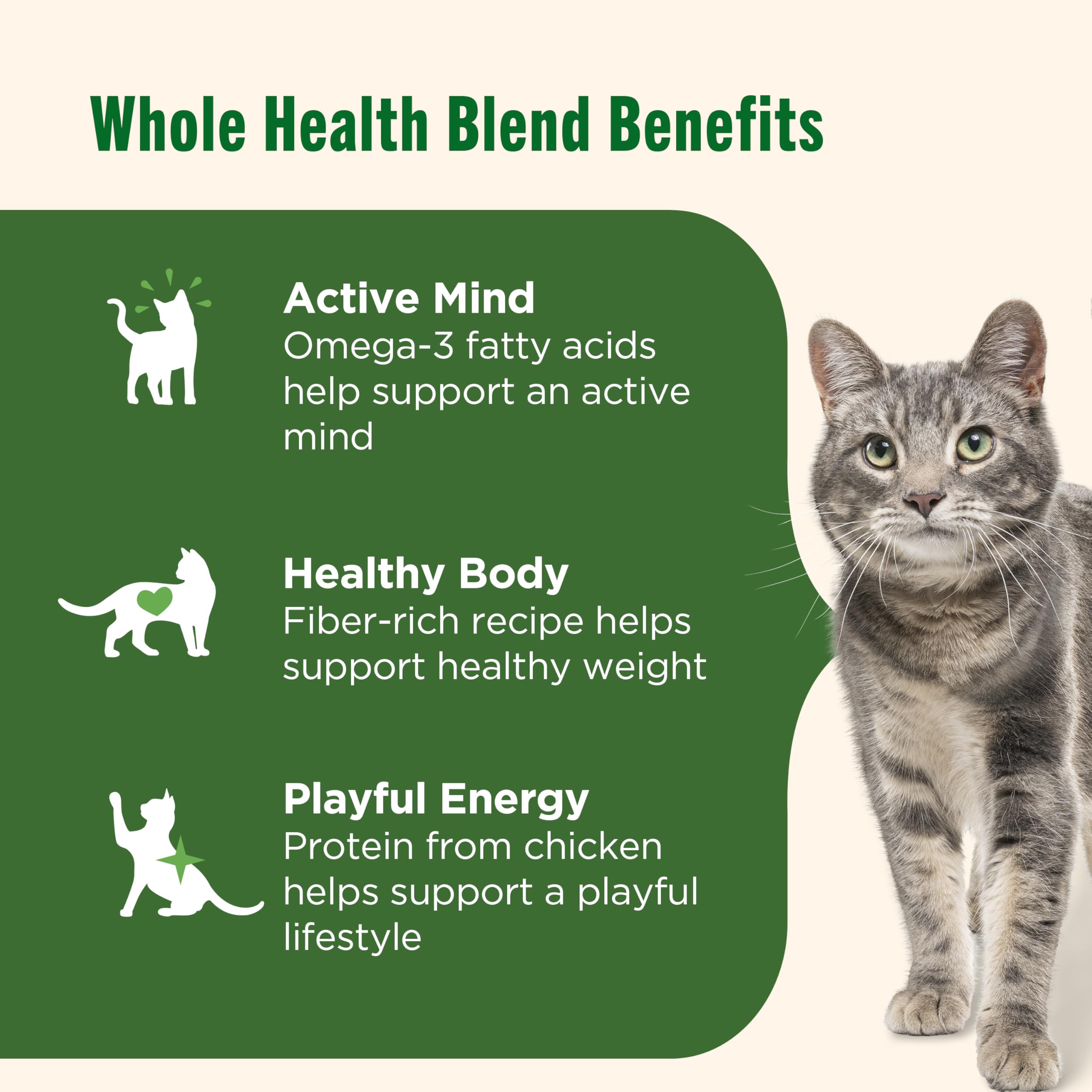 Nutrish all ages natural cat food with essential vitamins and minerals