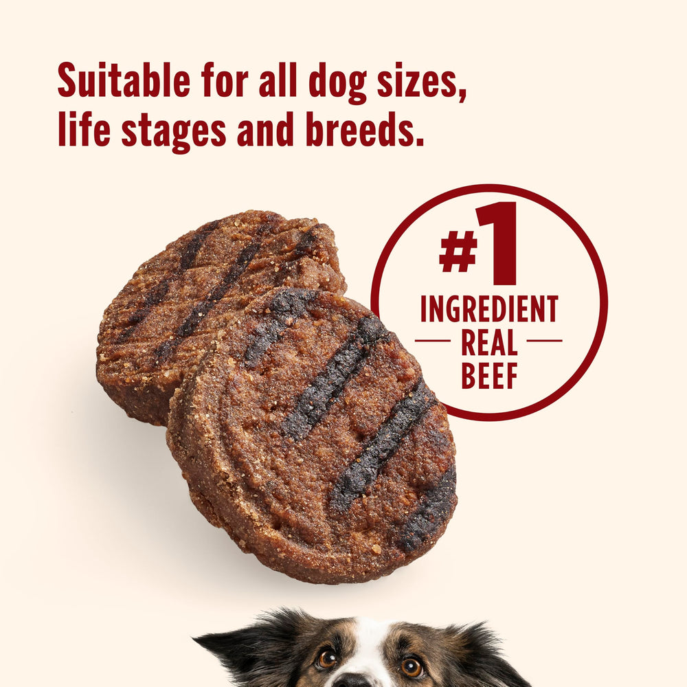 Nutrish Burger Bites no corn or soy ingredients.