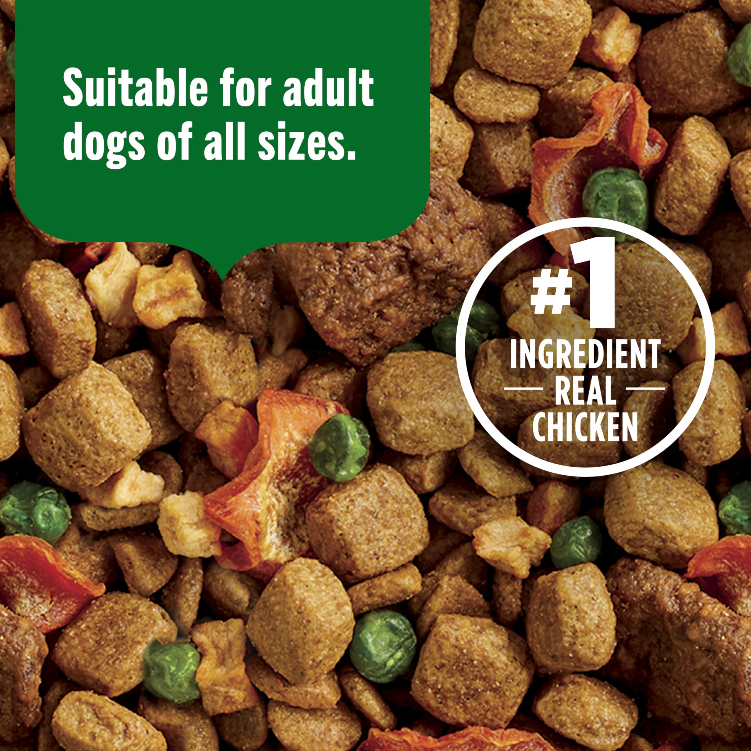 Nutrish Dish 23-pound bag; convenient size for regular feeding