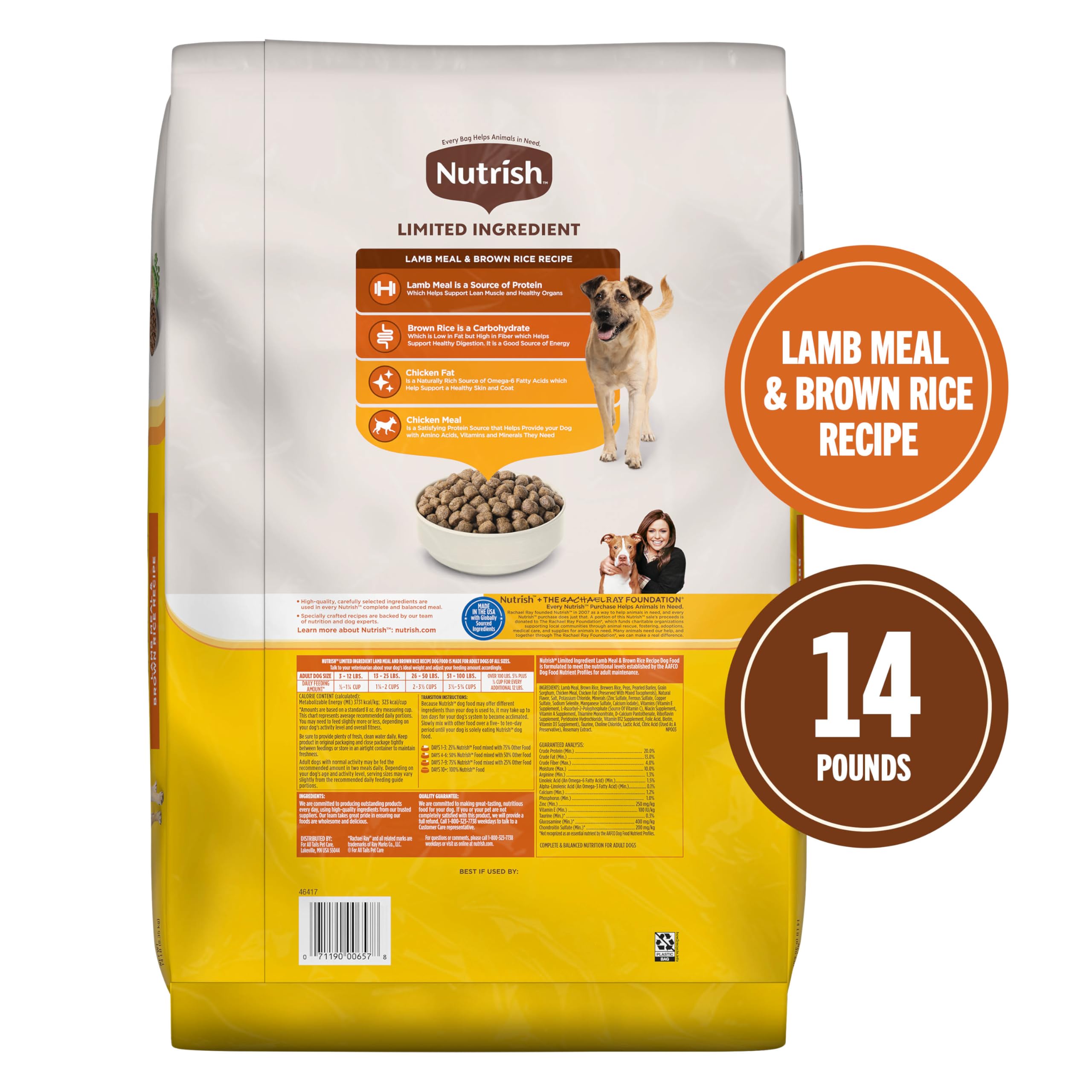 Nutrish kibble close-up showing crunchy texture dogs enjoy at mealtime