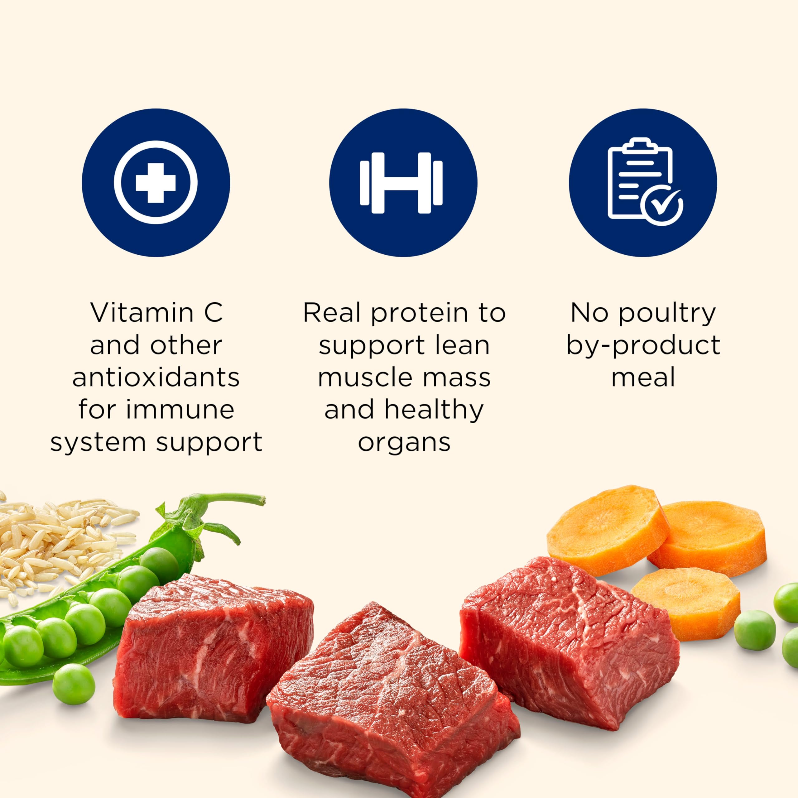 Nutrish Large Breed bag close-up reveals natural vitamins and minerals
