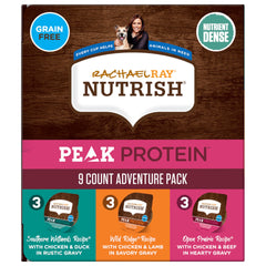 Nutrish Peak Protein Southern Wetlands Chicken and Duck in Rustic Gravy cup supports tasty meals.