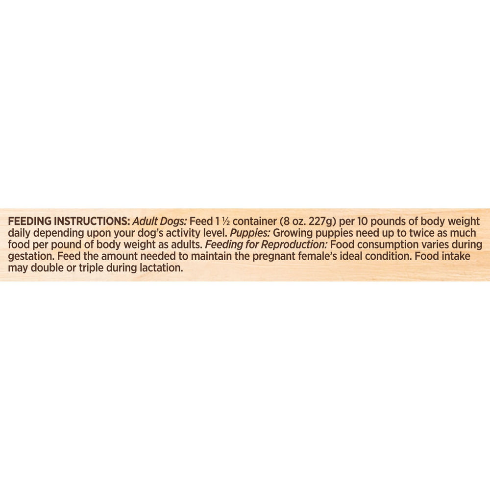 Nutrish Rachael Ray Paw Pie nutrition label highlighting vitamins and minerals
