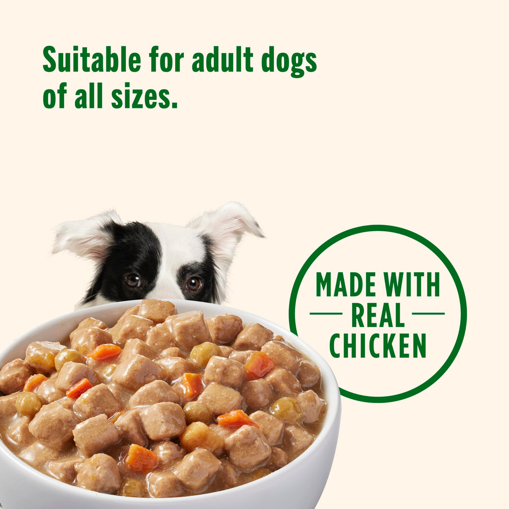Nutrish can with real chicken and vegetables signals trusted nutrition