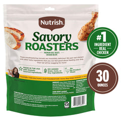 Nutrish Savory Roasters ingredients close-up highlights premium chicken