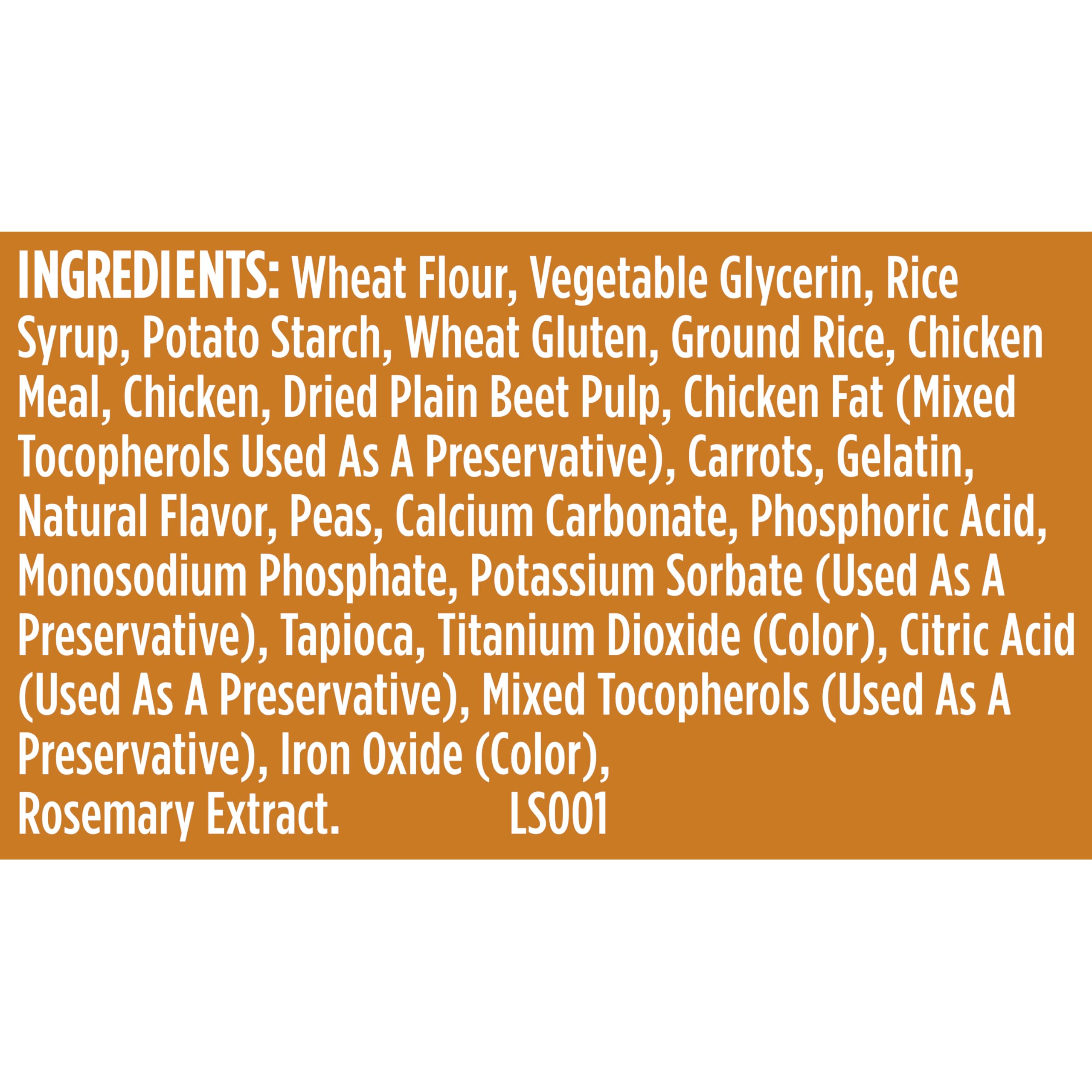 Dogs enjoy Nutrish Soup Bones as a tasty, chew-friendly snack.