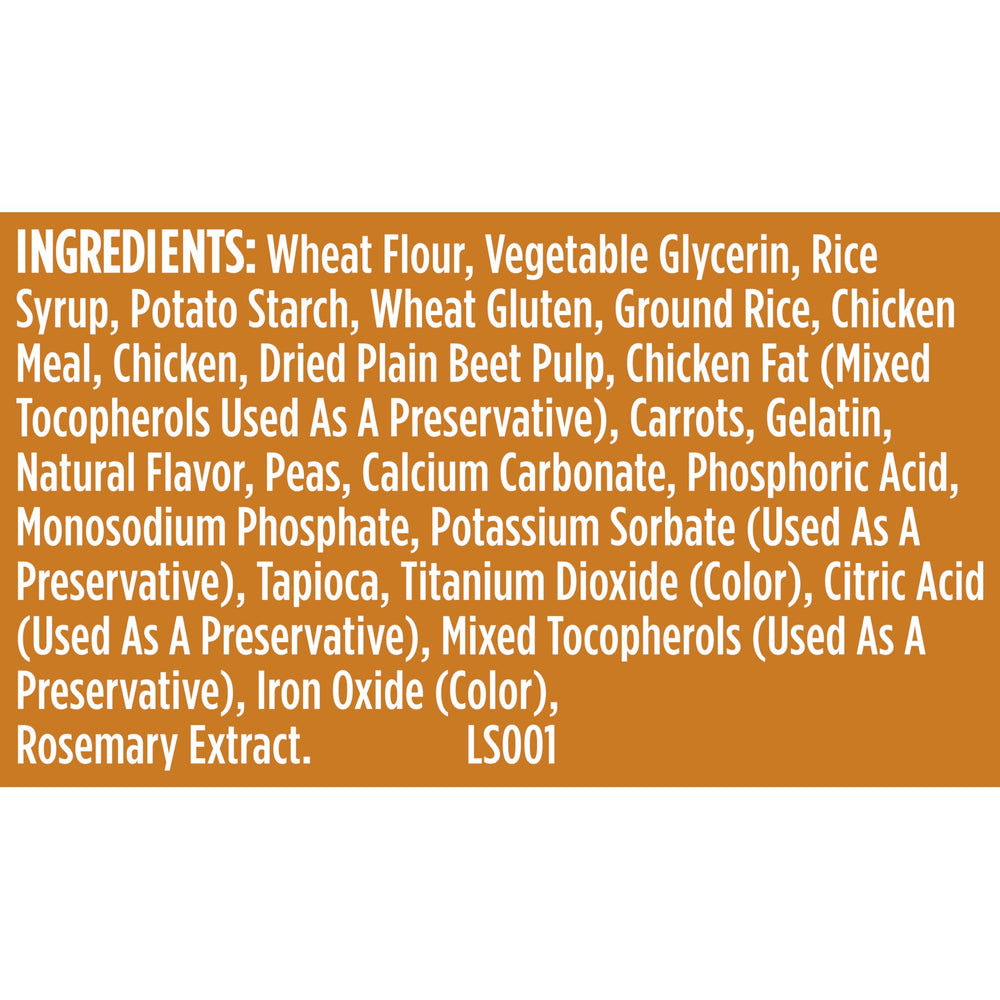 Dogs enjoy Nutrish Soup Bones as a tasty, chew-friendly snack.
