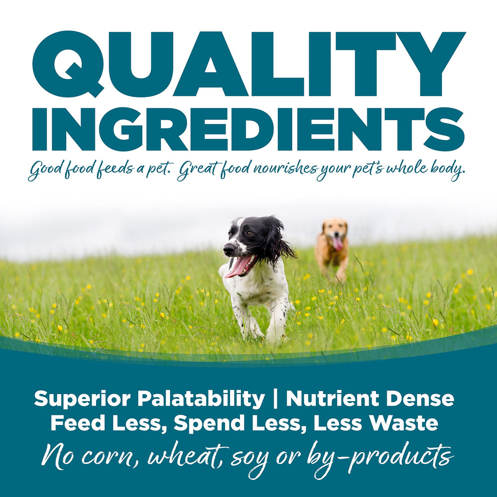 NutriSource ingredients page emphasizes prebiotics and probiotics for gut health