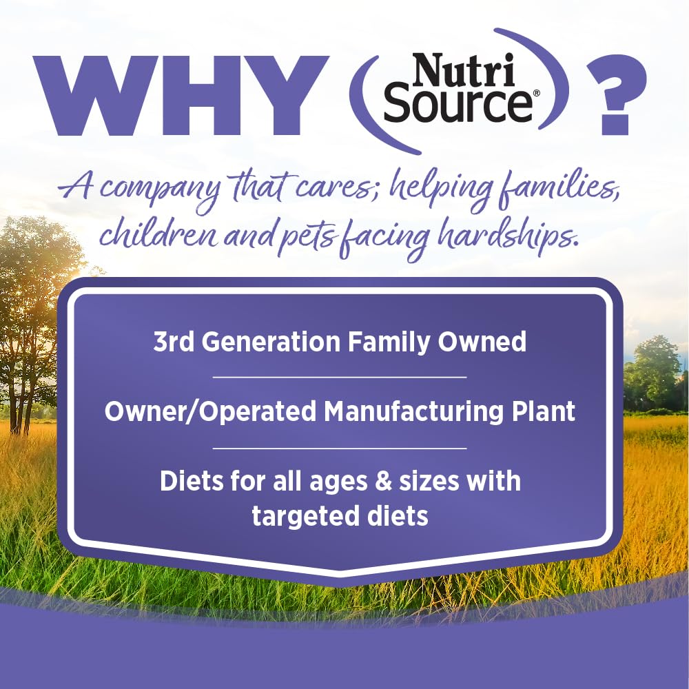 NutriSource Chicken & Rice puppy wet food can close-up label with real meat emphasis for growth.
