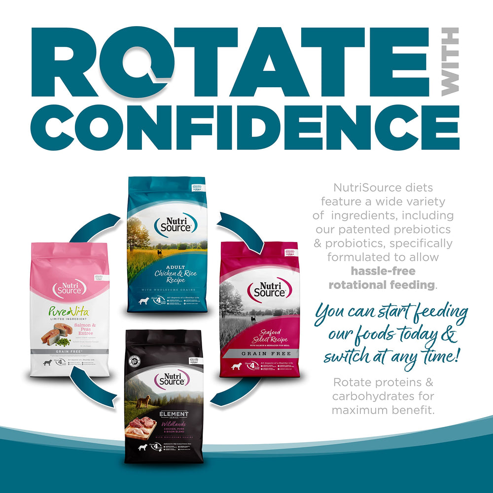 NutriSource omega-3-6 and heart nutrients support overall wellness