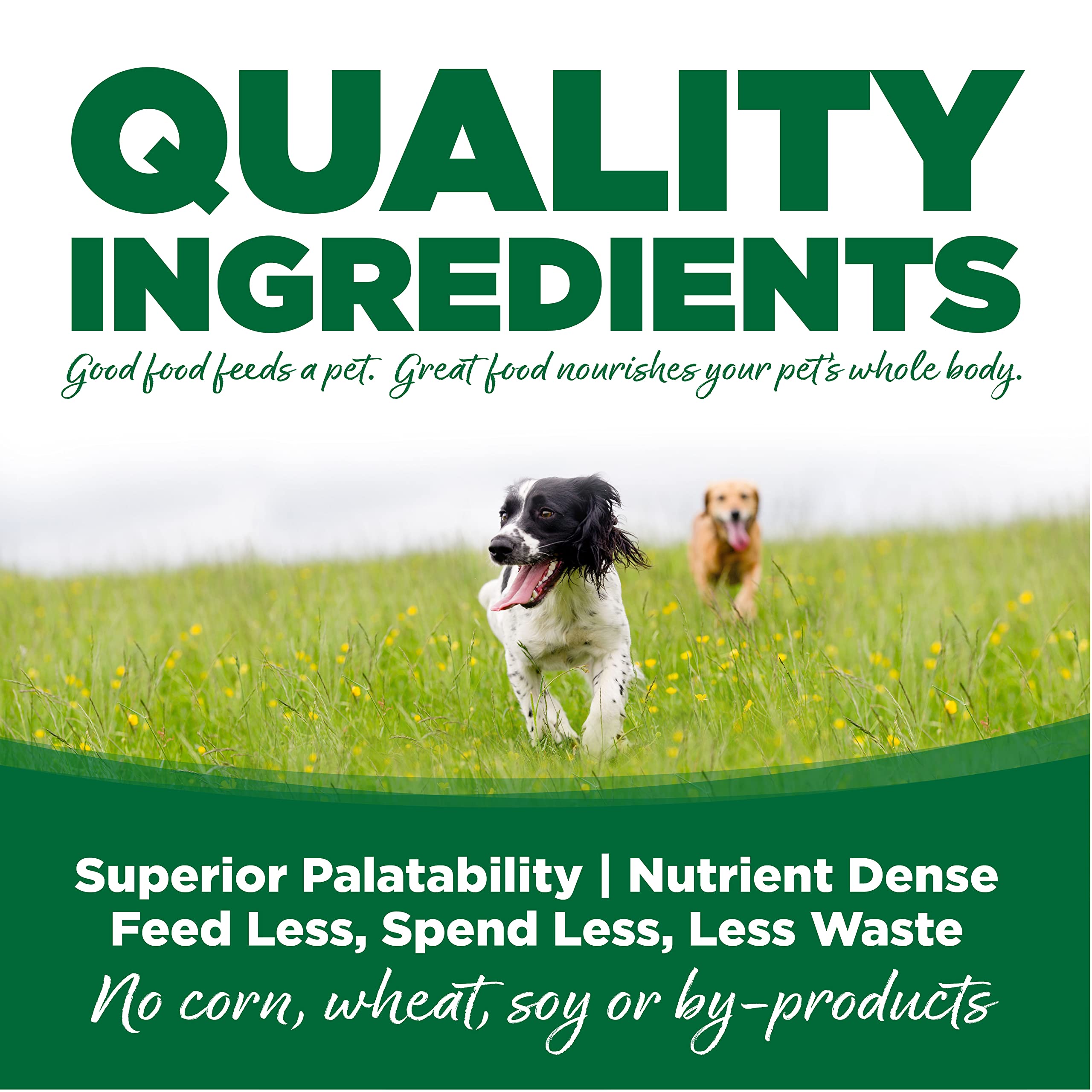 NutriSource grain-inclusive formula ingredients with prebiotics and probiotics