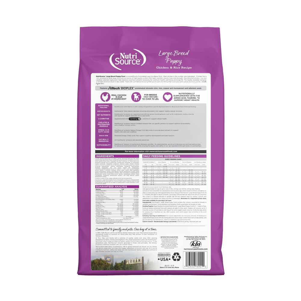 NutriSource kibble close-up highlighting texture for palatable meals
