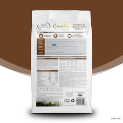 NutriSource Pure Vita kibble close-up showing bite-sized pieces for daily meals.