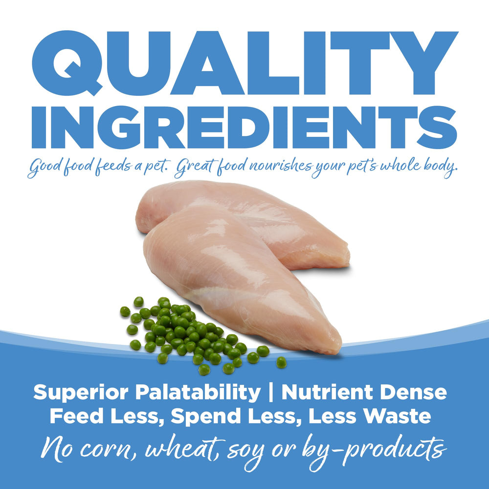 NutriSource Pure Vita grain-free bag front with 12 lb packaging