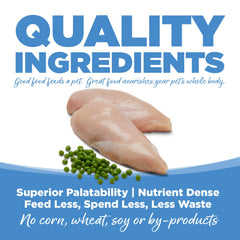 NutriSource Pure Vita grain-free bag front with 12 lb packaging