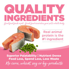 NutriSource Pure Vita ingredient panel emphasizes probiotics and prebiotics.