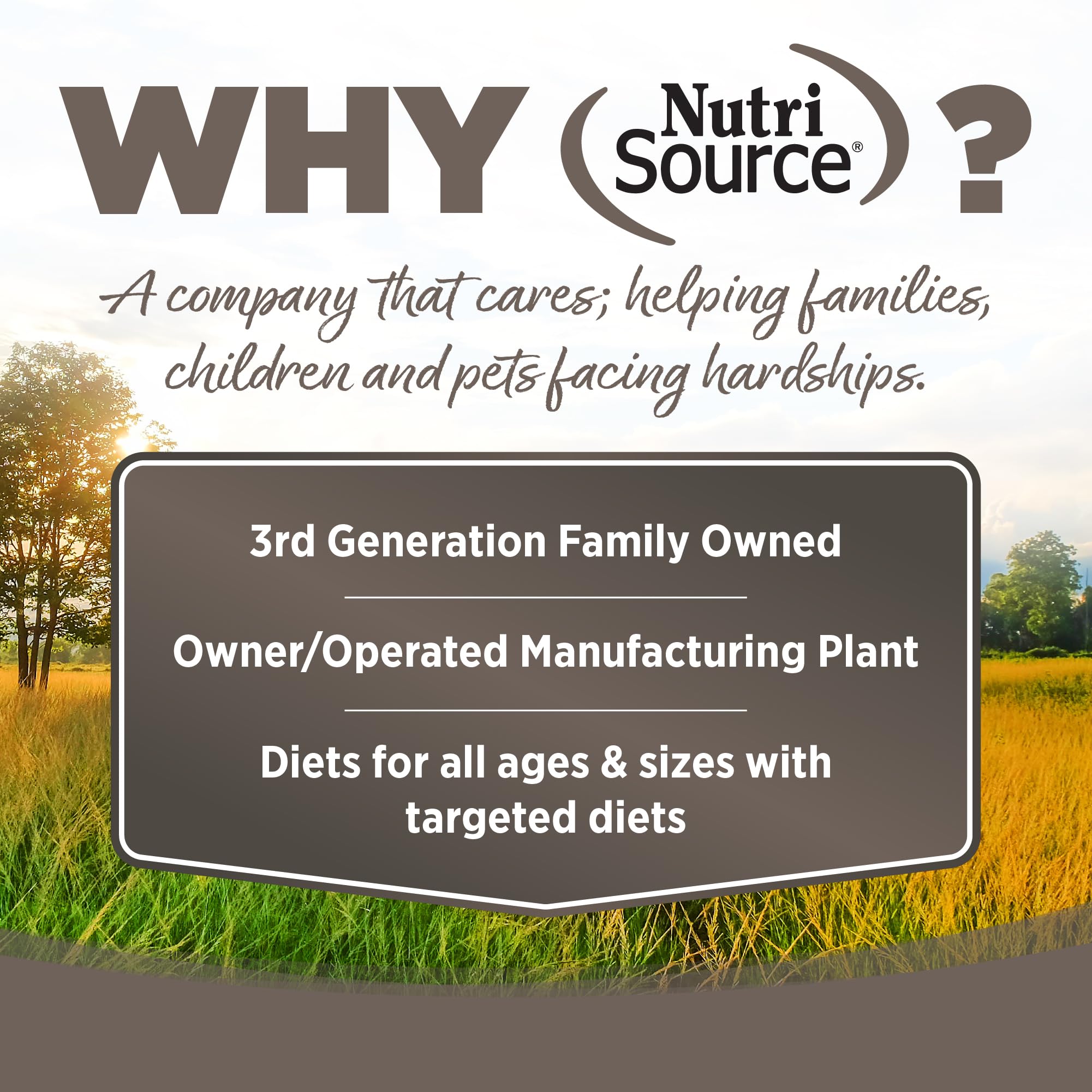 NutriSource senior dog bowl shows portion control for daily meals.