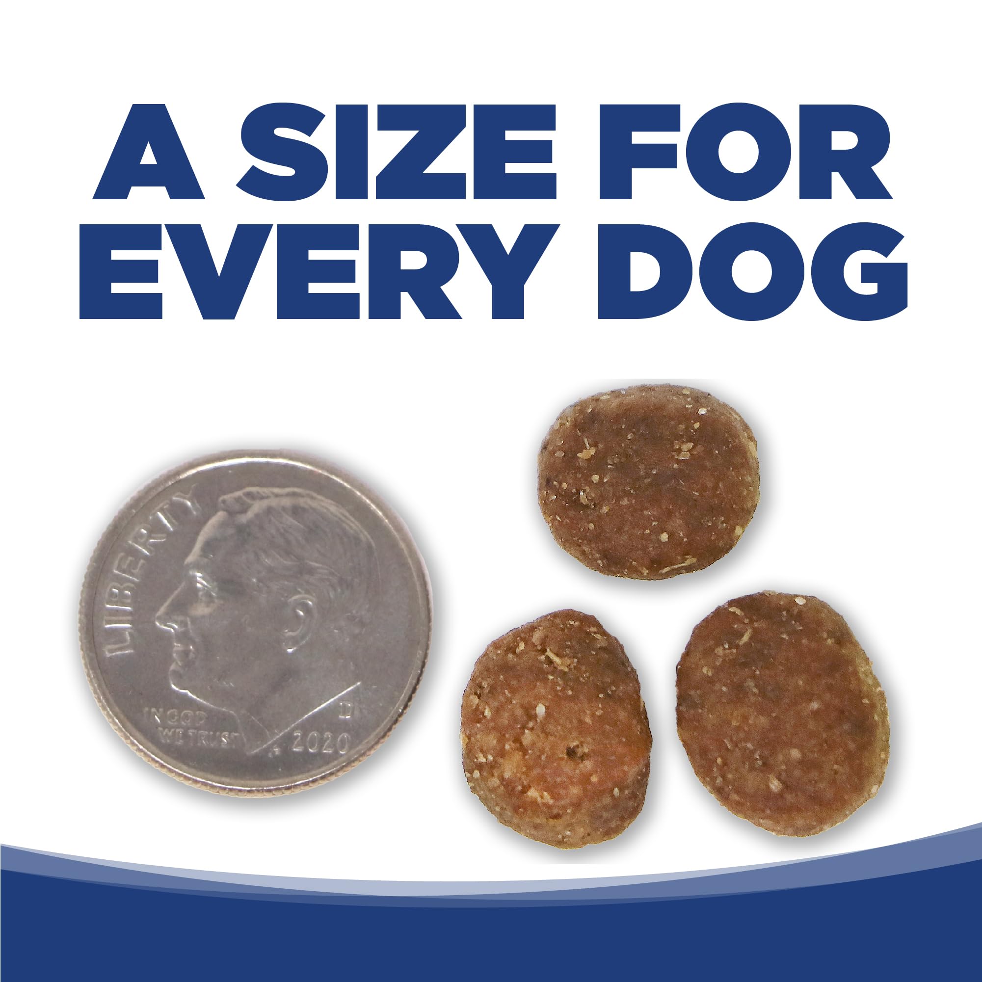 NutriSource Trout and Rice kibble during mealtime for easy feeding