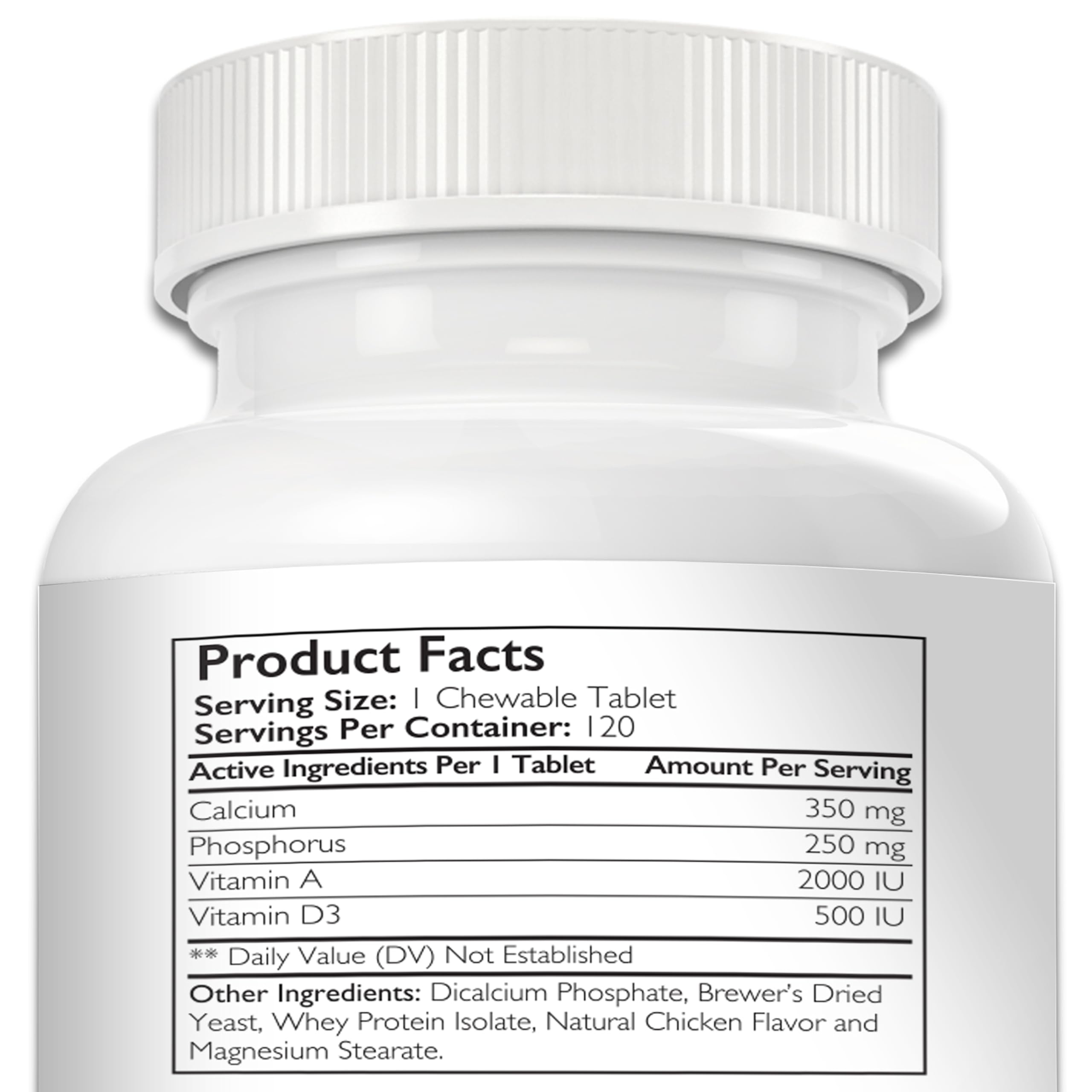 Nutrition Strength bone health for dogs with calcium and vitamin D3.