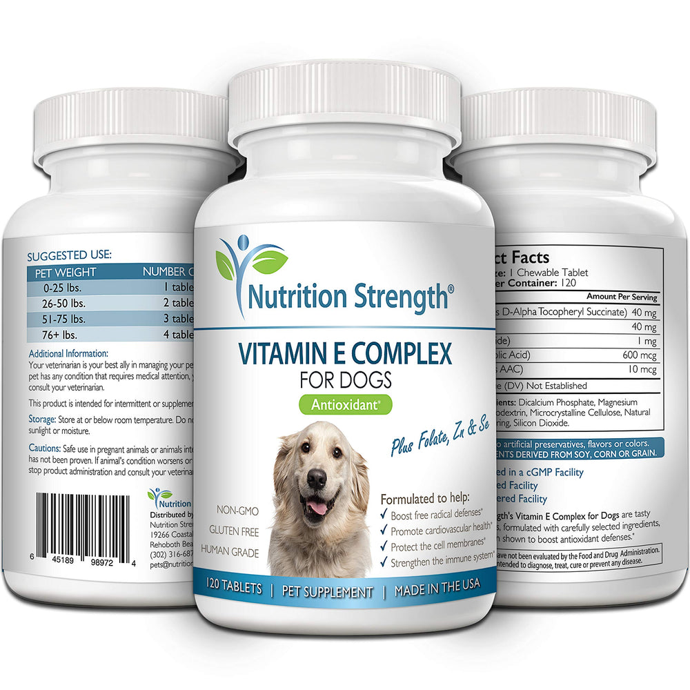 Nutrition Strength dog zinc selenium folate blend for immune and metabolism support
