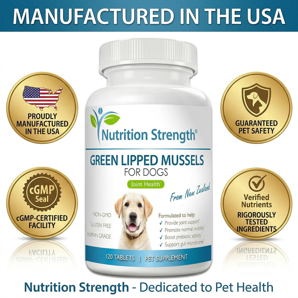 USA-made, cGMP-certified Nutrition Strength GLM for safe dosing.