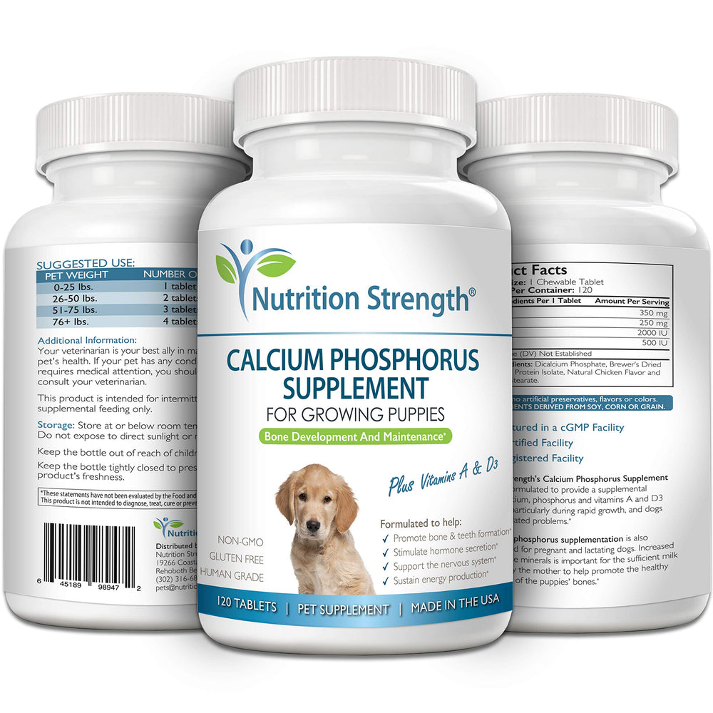 Nutrition Strength made-in-USA dog supplement ensures safety and quality.