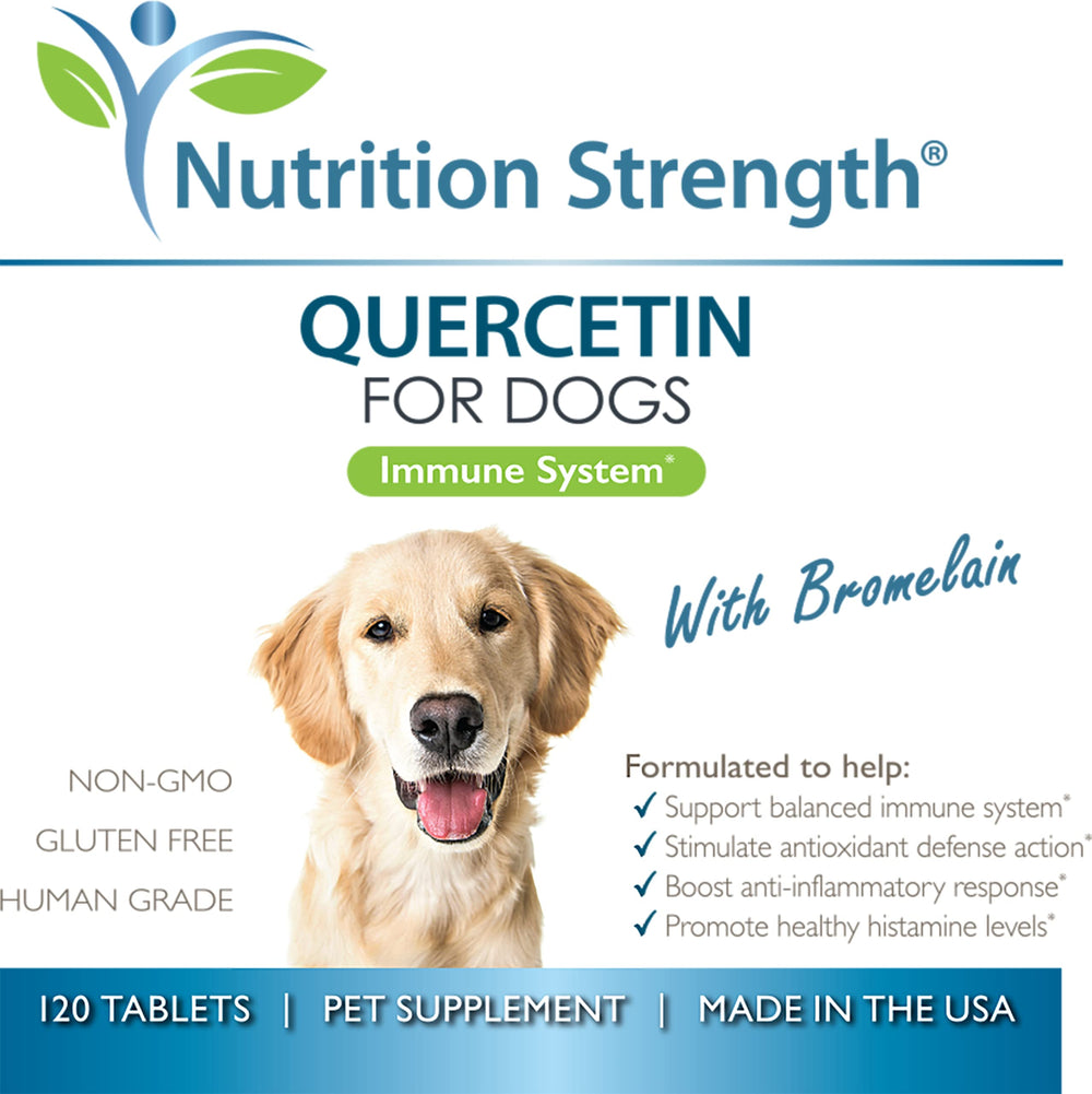 Nutrition Strength Quercetin for Dogs owner-dosing moment emphasizes simple daily care.