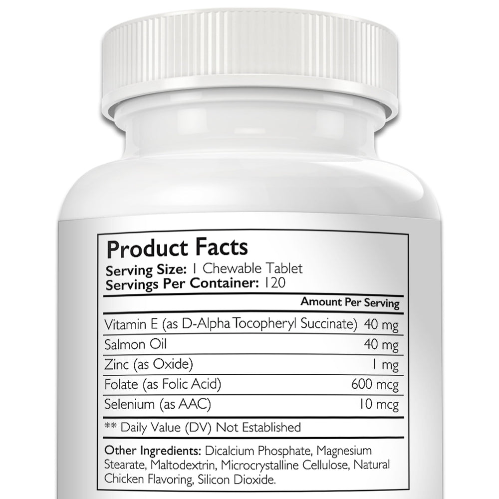Nutrition Strength salmon oil and antioxidants blend for dog vitality