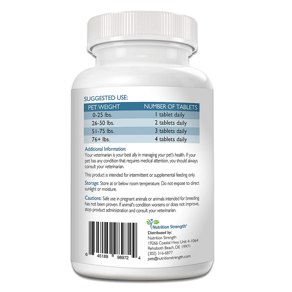 Nutrition Strength vitamin E for dogs with zinc and salmon oil supports immune health