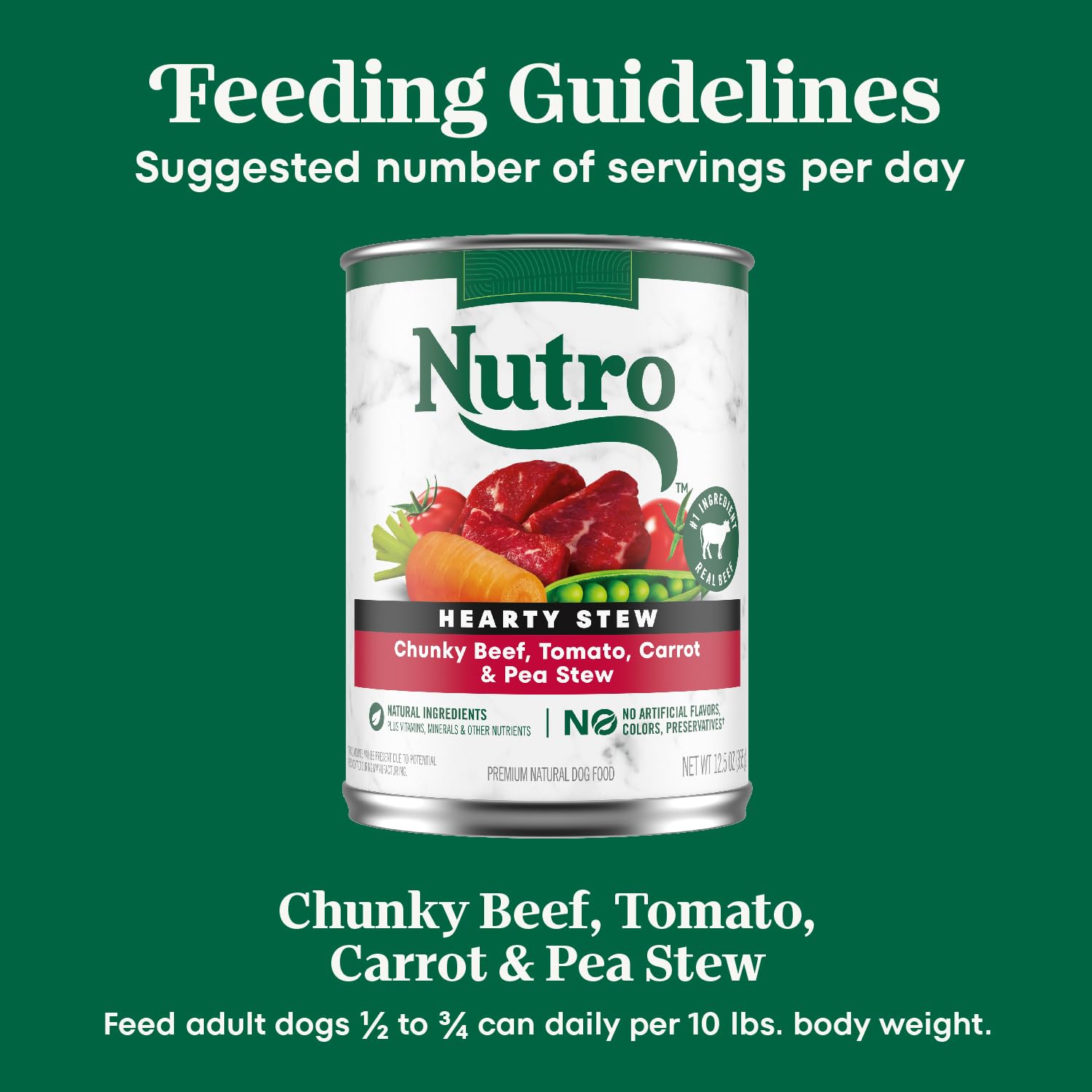 Nutro 12-count packaging shows convenient, everyday mealtime portions