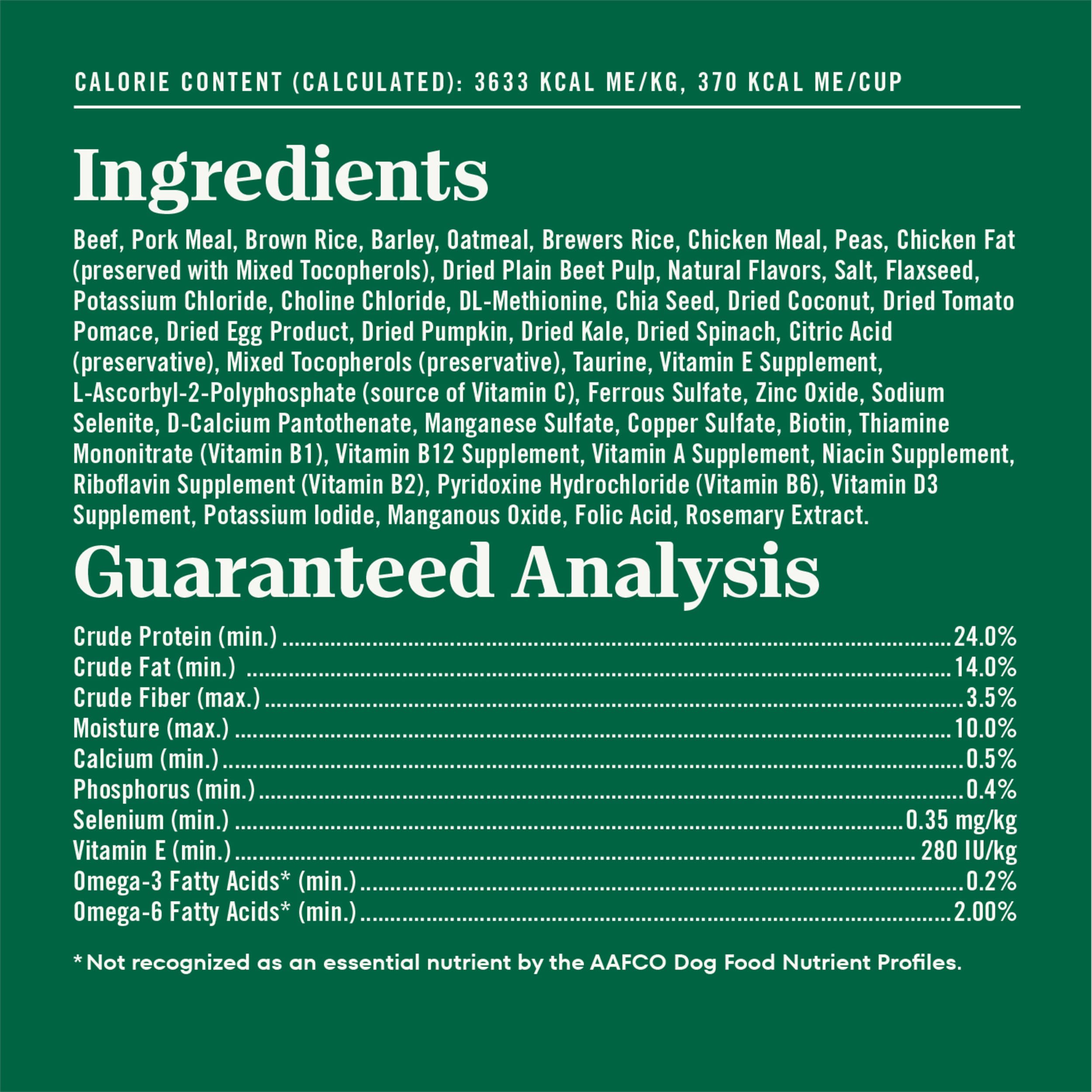 Digestive-friendly fiber and minerals support comfy digestion over time.
