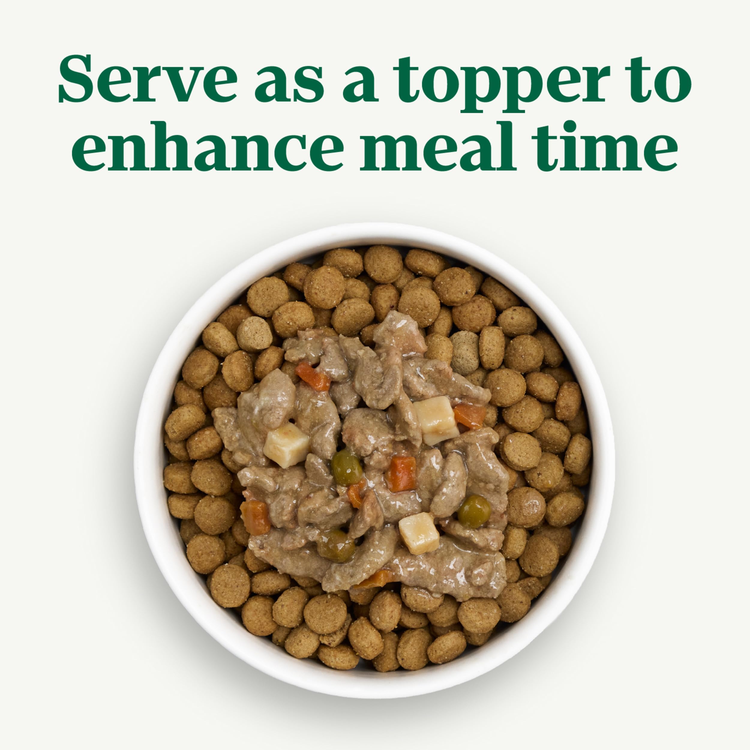 Nutro cuts in gravy packaging with 24 trays for easy portioning and daily feeding.