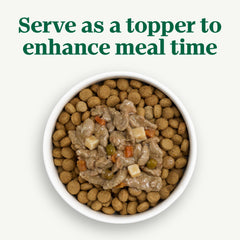 Nutro cuts in gravy packaging with 24 trays for easy portioning and daily feeding.
