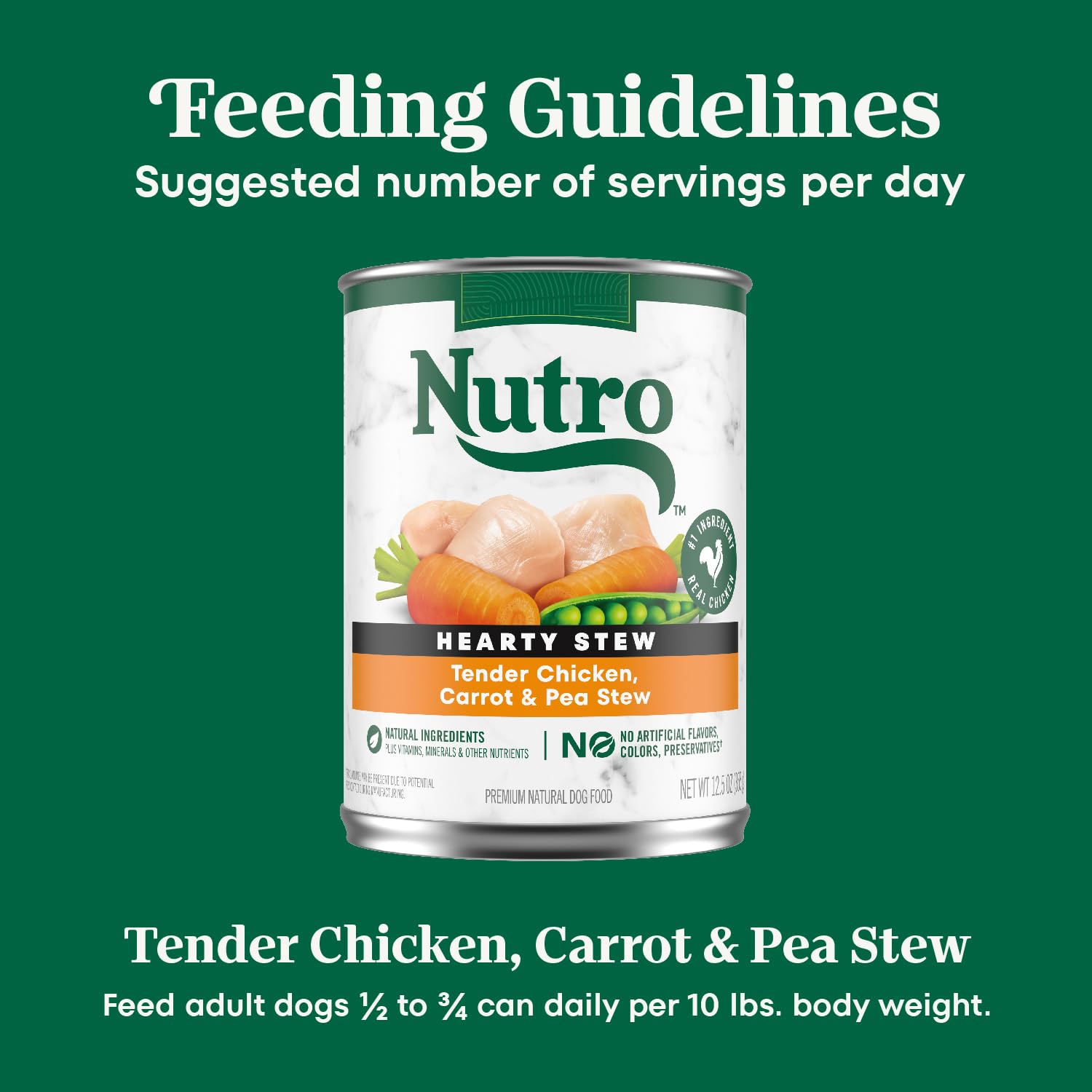 Nutro Hearty Stew gravy pours over tender bites.