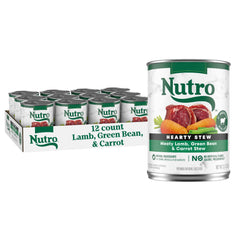 Nutro Hearty Stew lamb with green beans and carrots in gravy for dogs